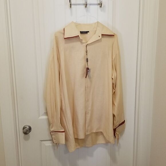 Authentic Zegara Collezioni Shirt Mens size Large - Picture 1 of 9